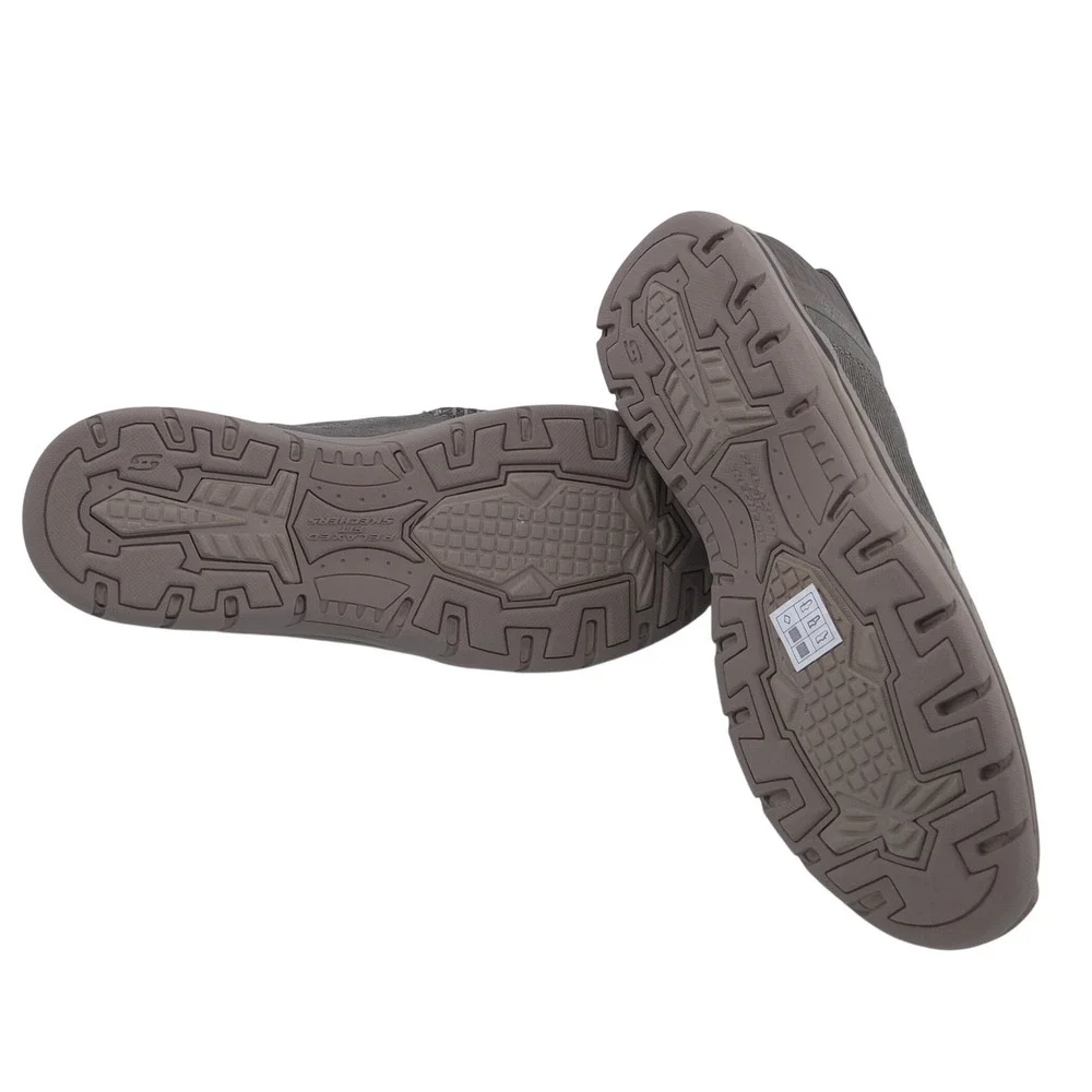 Skechers Slip-Ins Expected Cayson Moc Toe Canvas Loafers Mens 11.5 Beige NEW